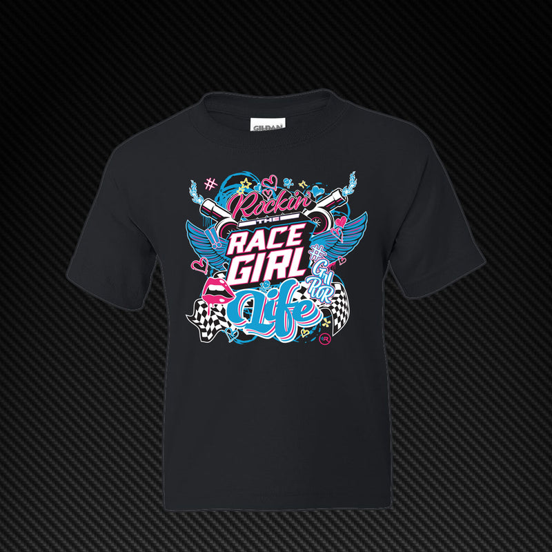 Rockin' The Race Girl Life T-Shirt