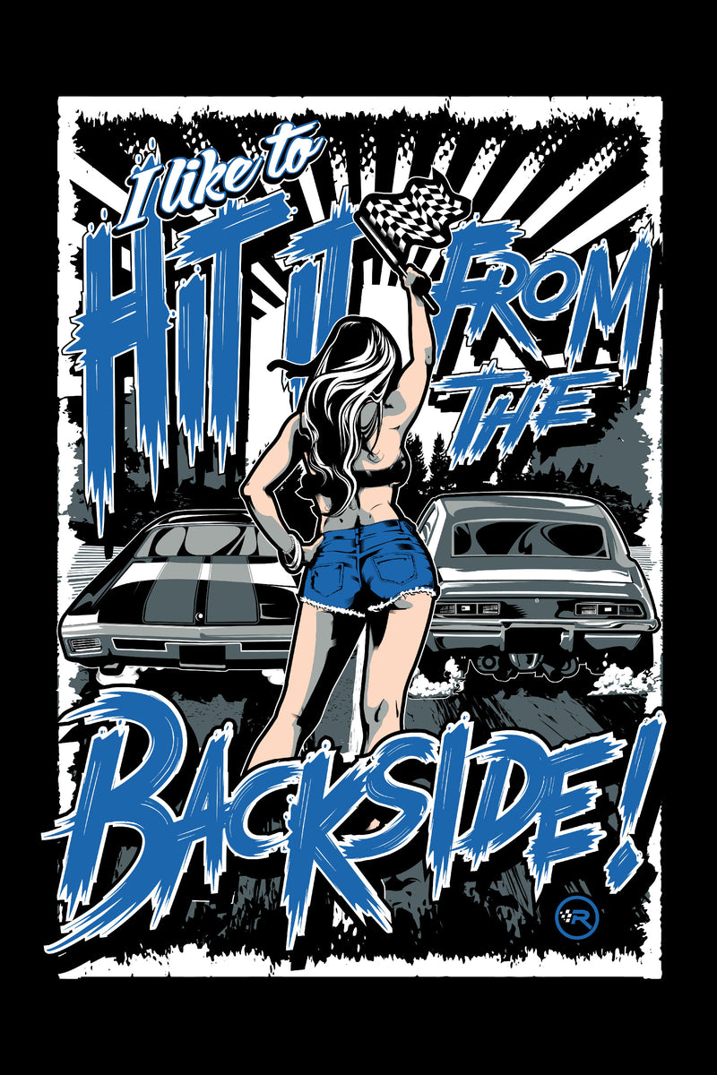 I Like To Hit It From The Backside Banner