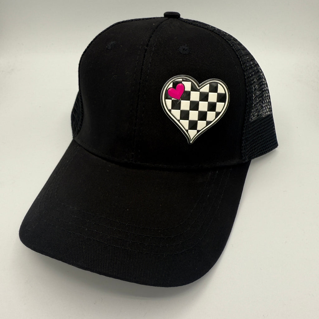 Love Racing Women's Ponytail Hats