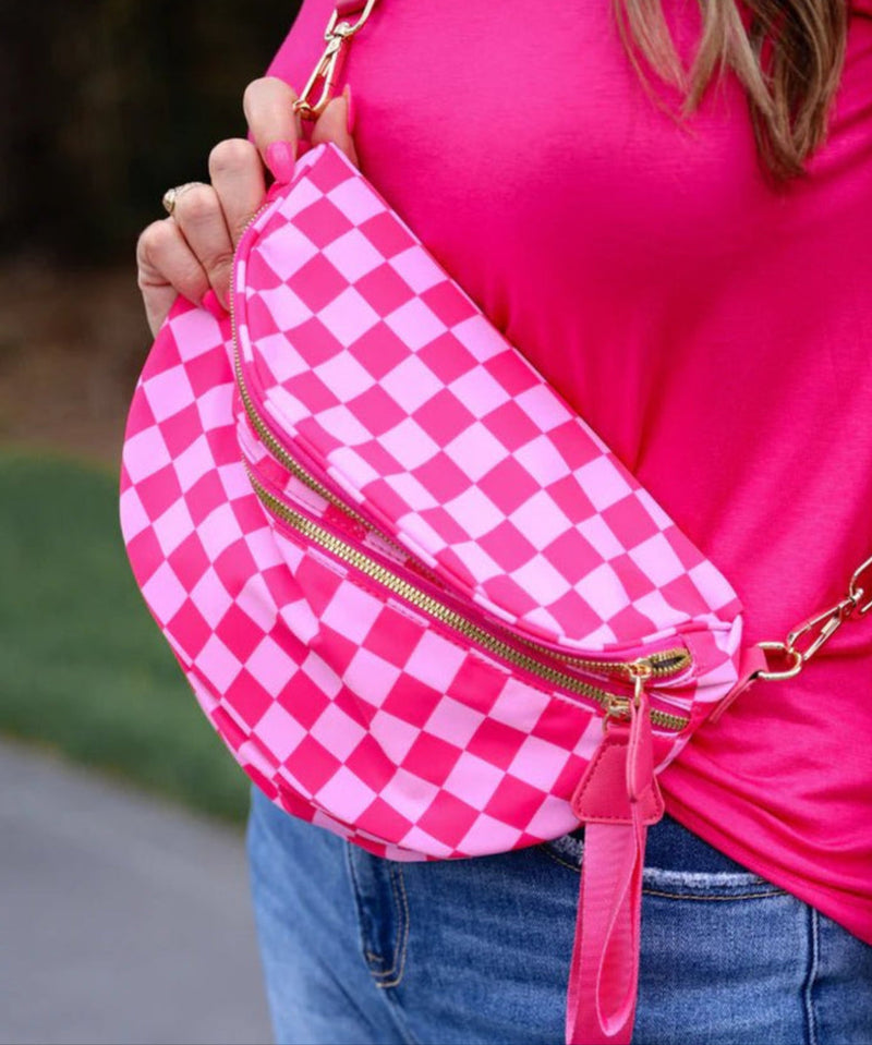 Checkered Bum Bag