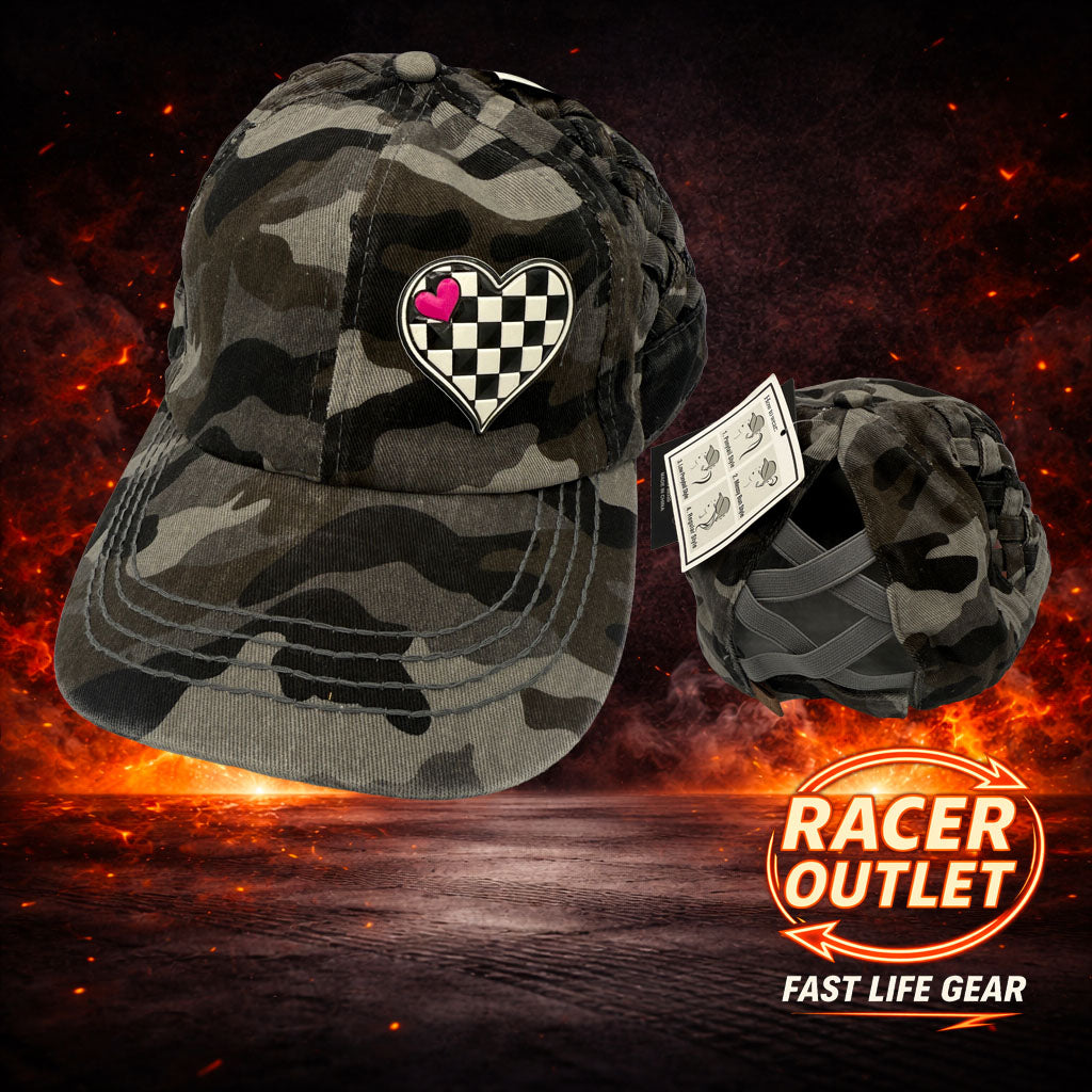 Love Racing™ Women’s Ponytail Hat | Fast Life Gear
