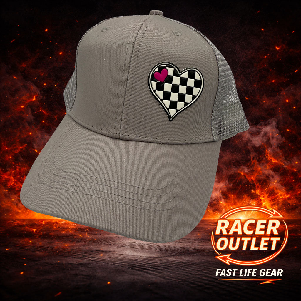 Love Racing Women's Ponytail Hats